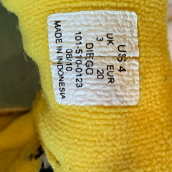 Osh Kosh B'gosh Navy and Yellow Soft Shoe - Picture 7 of 7